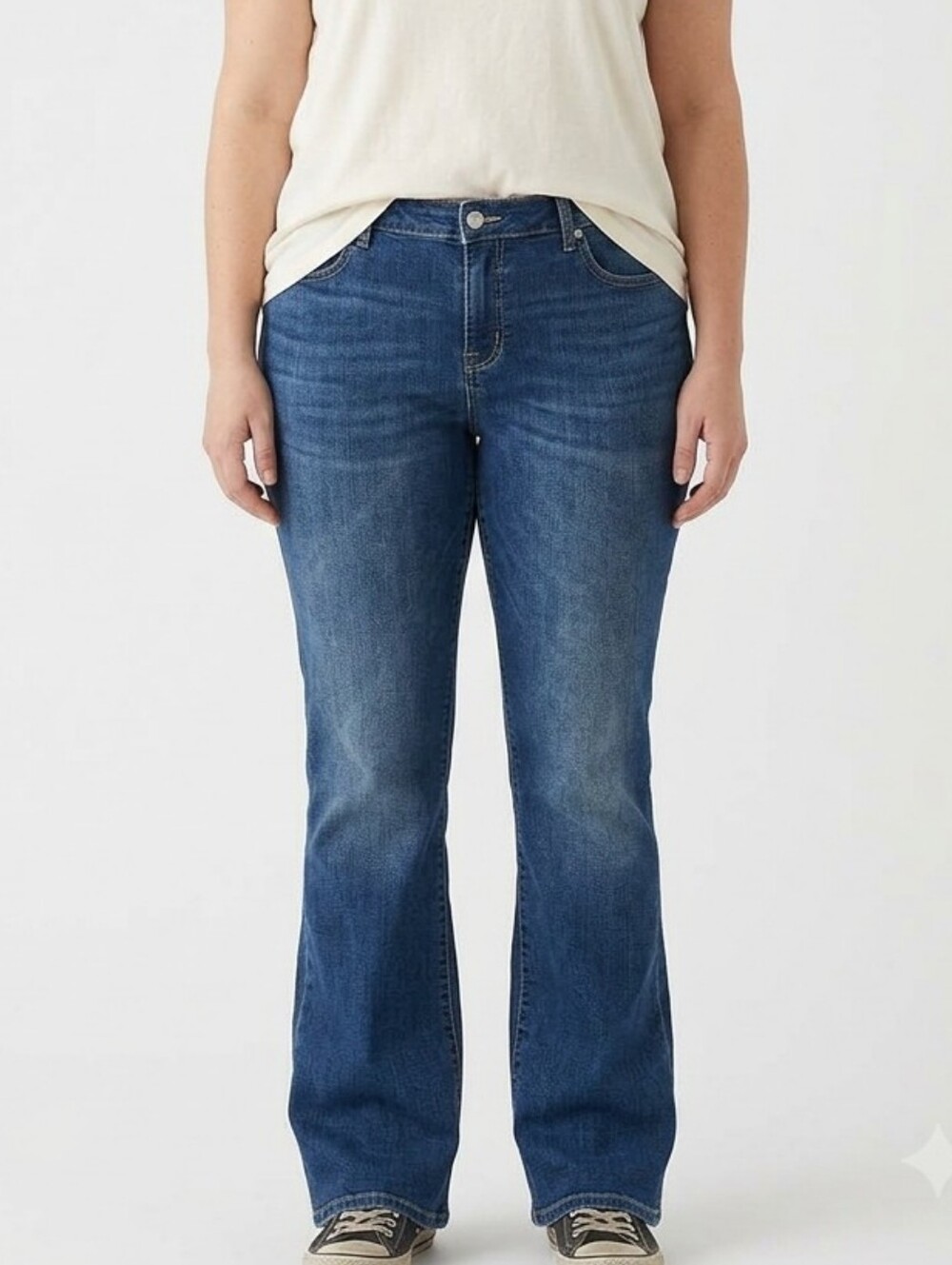 Torrid First at Fit Slim Boot Jeans Size 18R Medium Wash Denim Pants Stretch Reg